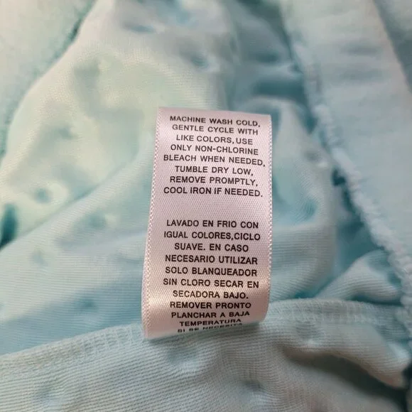 New Jaclyn Intimates Size 2X Piece Plush Blue Fleece Pajama Set Super Soft! - Picture 4 of 11